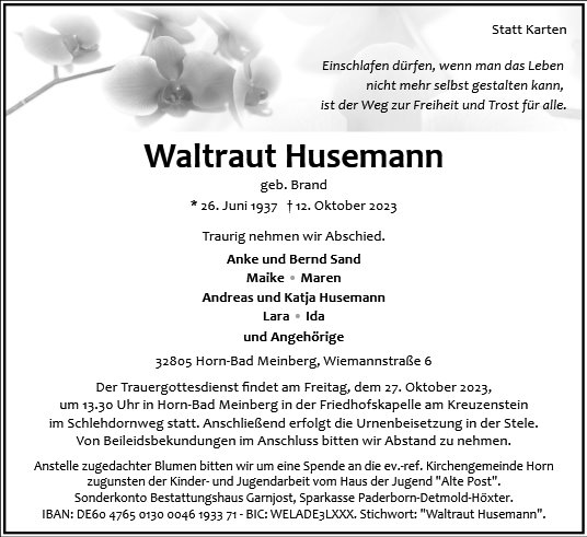 Waltraut Husemann