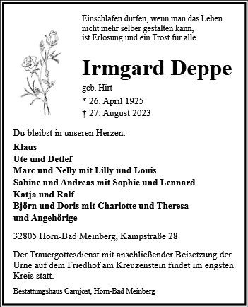 Irmgard Deppe