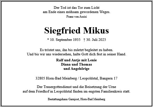 Siegfried Mikus