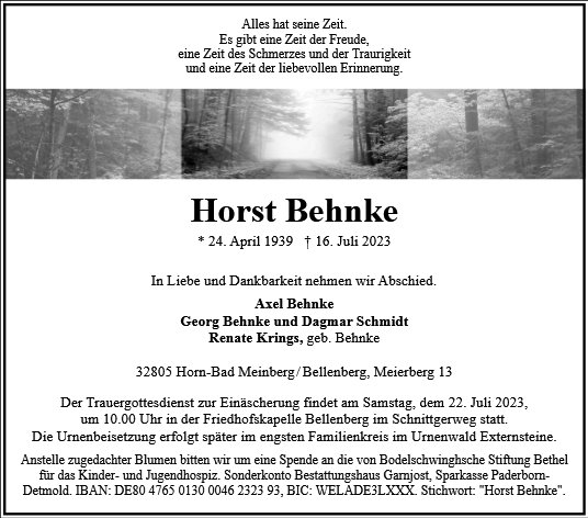 Horst Behnke