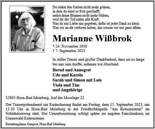 Marianne Wißbrok