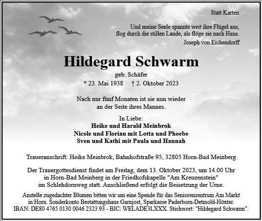 Hildegard Schwarm