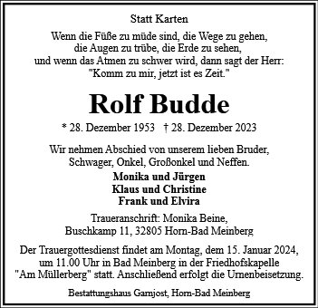 Rolf Budde