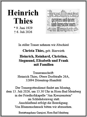 Heinrich Thies
