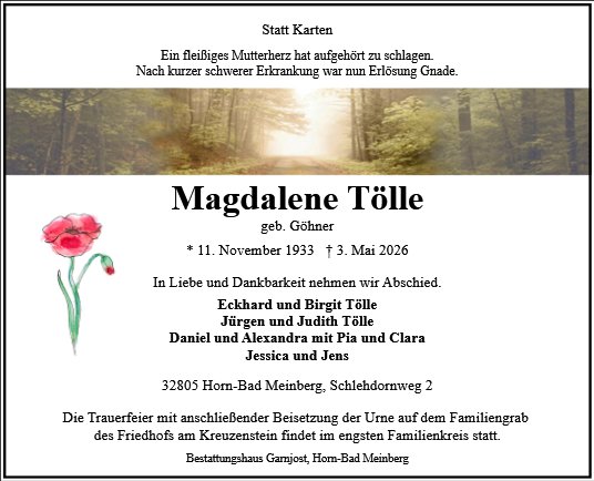 Magdalene Tölle