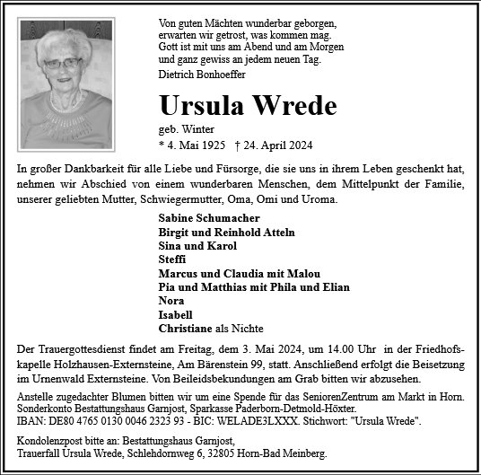 Ursula Wrede