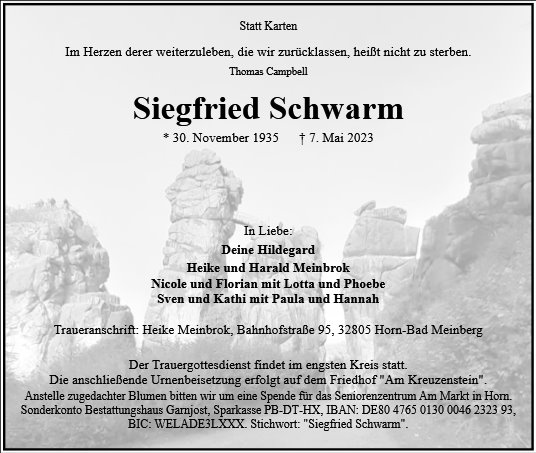 Siegfried Schwarm
