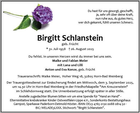 Birgitt Schlanstein