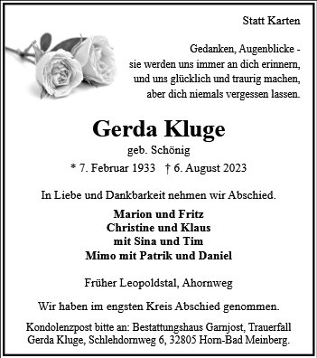 Gerda Kluge
