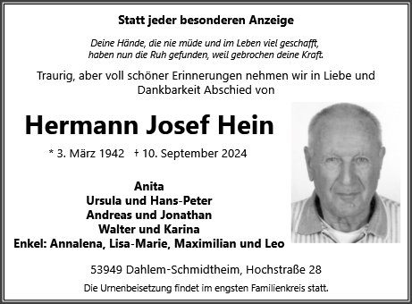 Hermann Josef Hein