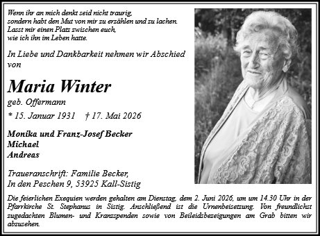 Maria Winter