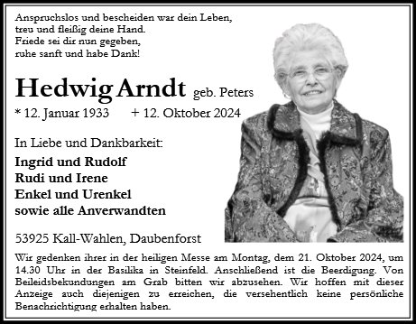 Hedwig  Arndt