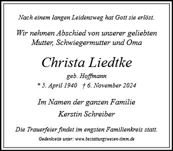 Christa Liedtke