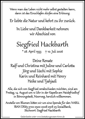 Siegfried Hackbarth