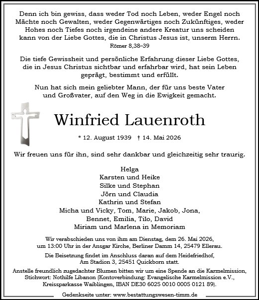 Winfried Lauenroth