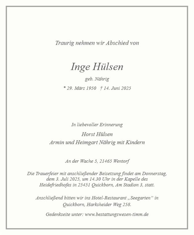 Inge Hülsen
