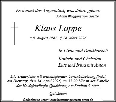 Klaus Lappe