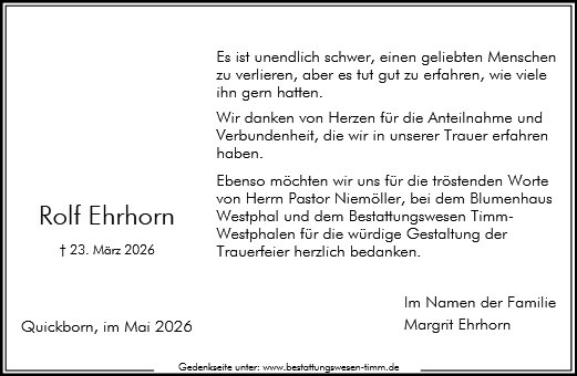 Rolf Ehrhorn