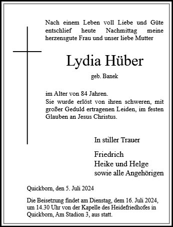 Lydia Hüber