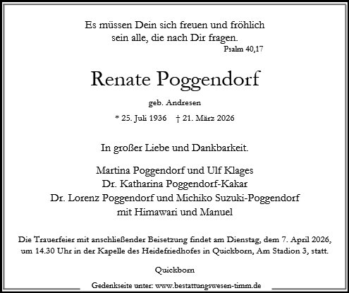 Renate Poggendorf