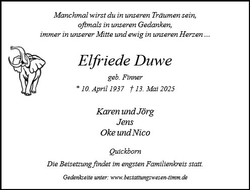 Elfriede Duwe