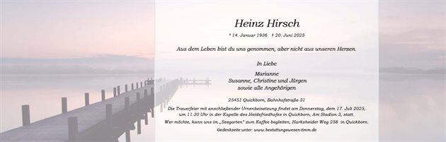 Heinz Hirsch