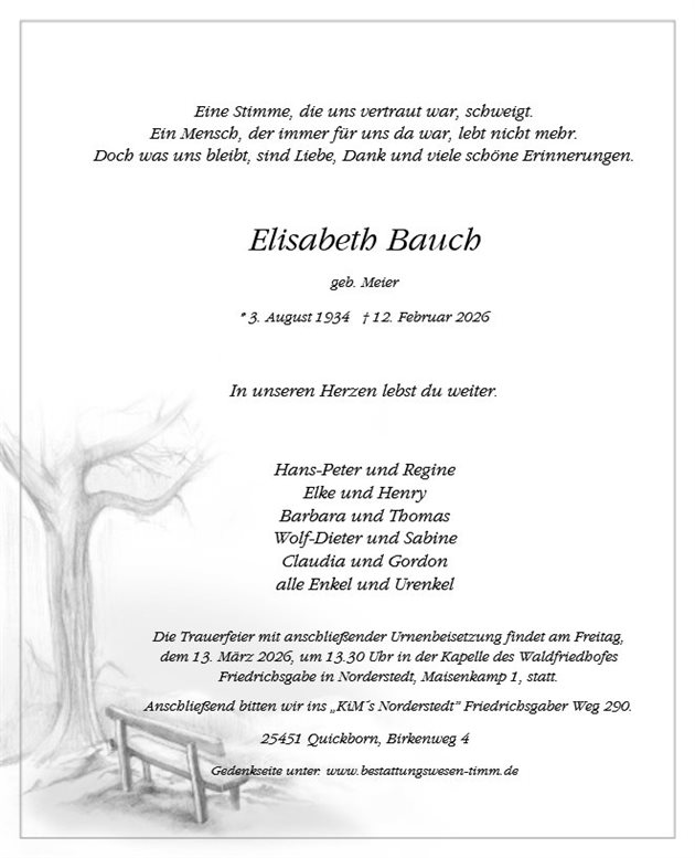 Elisabeth Bauch