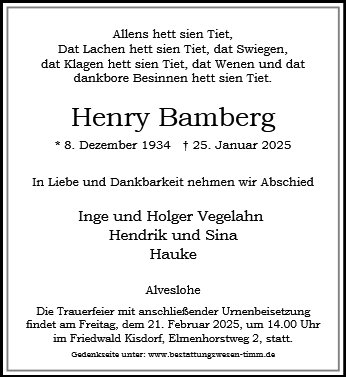 Henry Bamberg