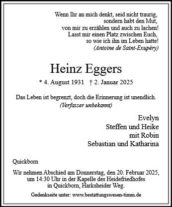 Heinz Eggers