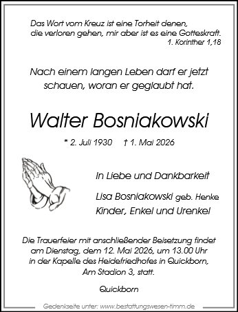 Walter Bosniakowski