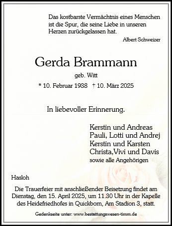 Gerda Brammann