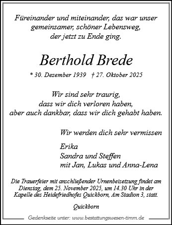 Berthold Brede