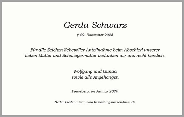 Gerda Schwarz