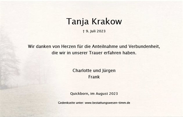 Tanja Krakow