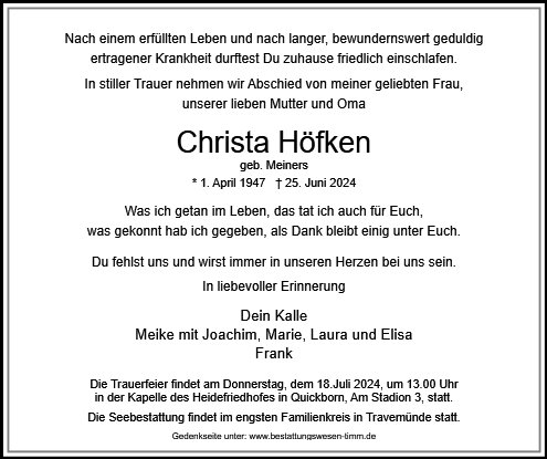 Christa Höfken