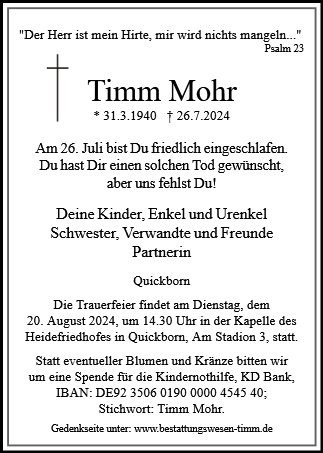 Timm Mohr