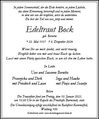 Edeltraut Bock