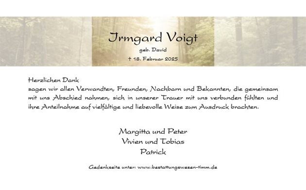 Irmgard Voigt