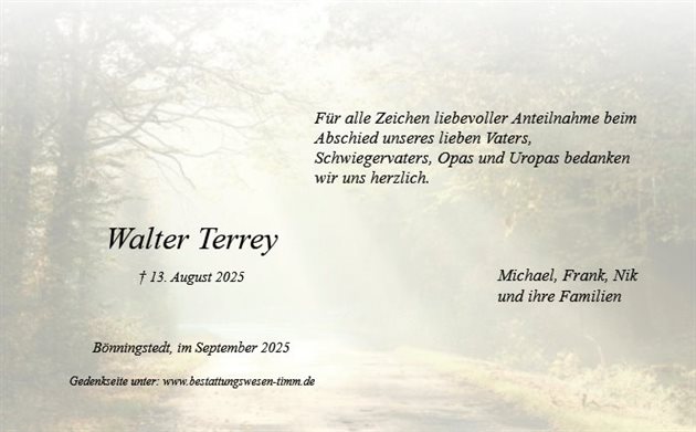 Walter Terrey