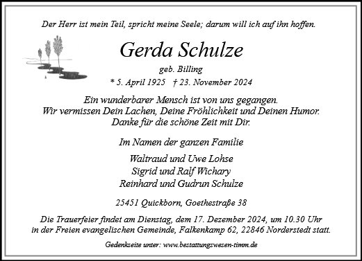 Gerda Schulze