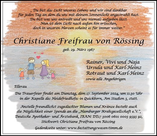 Christiane Freifrau von Rössing