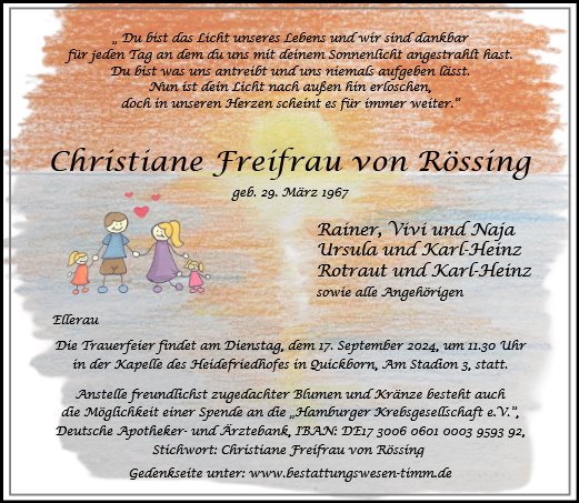 Christiane Freifrau von Rössing