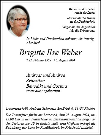 Brigitte Ilse Weber