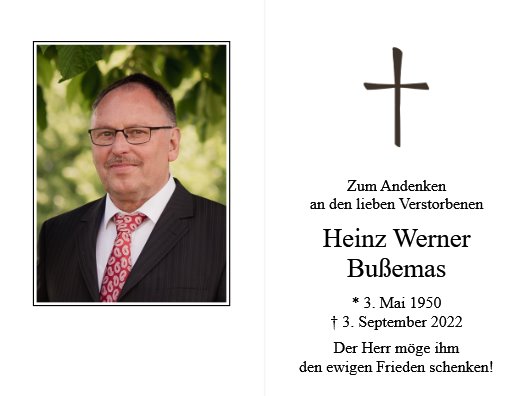 Heinz Werner Bußemas