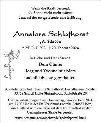 Annelore Schlafhorst