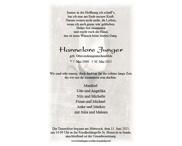 Hannelore Junger