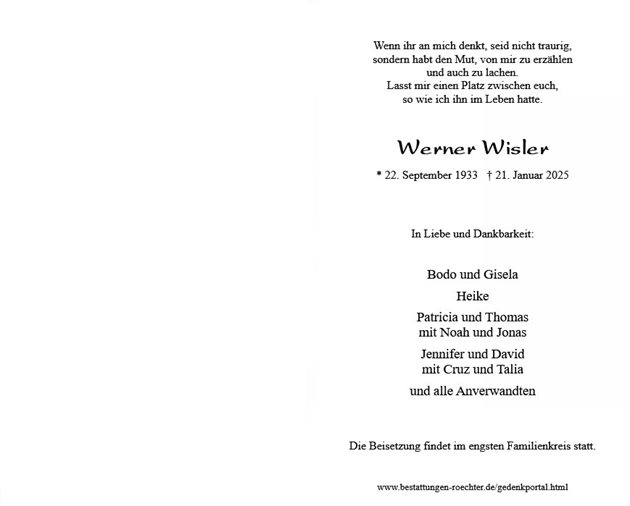 Werner Wisler