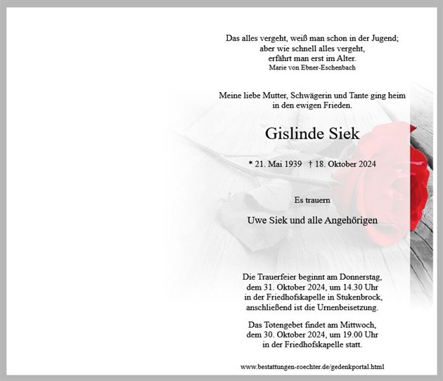 Gislinde Siek