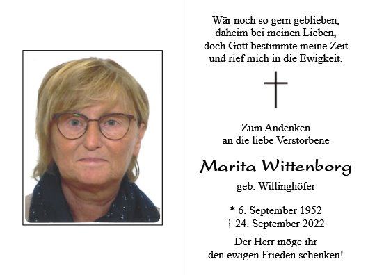 Marita Wittenborg