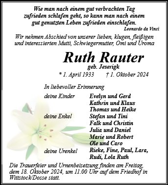 Ruth Rauter